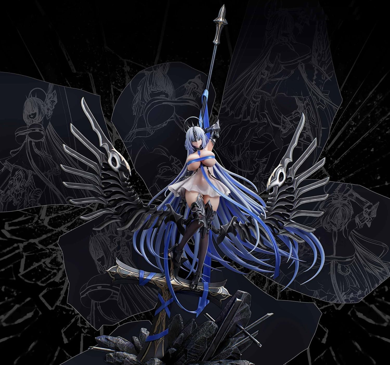 Amazon.co.jp: アルザス フィギュア 1/6スケール 塗装済み完成品